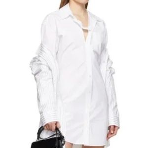 Alexander Wang DETACHED COLLAR TAILORED SHIRT IN COTTON
